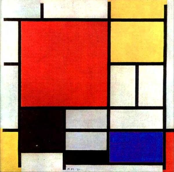 Piet Mondrian, Composizione con piano