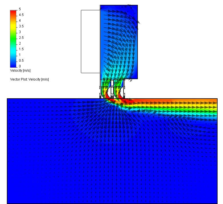 DATI TECNICI Principio di funzionamento L effetto induttivo generato dalla velocità dell aria immessa in prossimità di ciascuna feritoia garantisce una rapida riduzione della velocità immessa e della