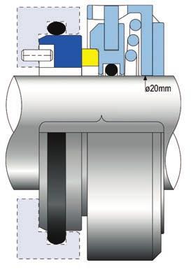 TENUTE MECCANICHE Serie T05 per pompe Flygt