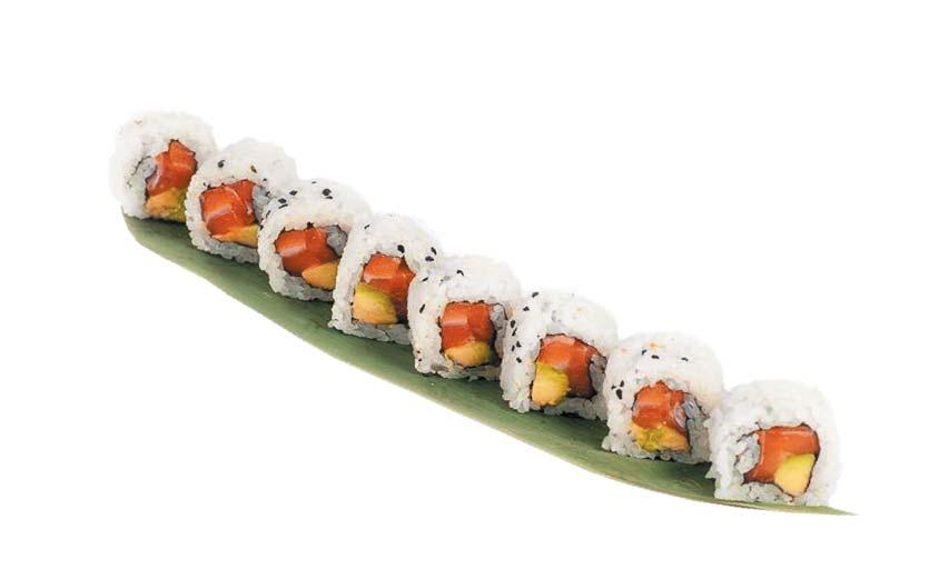 GUNKAN [intorno con alghe] (2 PZ) 115 Spicy Salmone 4,00 116 Granchio 6,00 117 Salmone 5,00 118 Tobiko 4,00 119 Salmone intorno