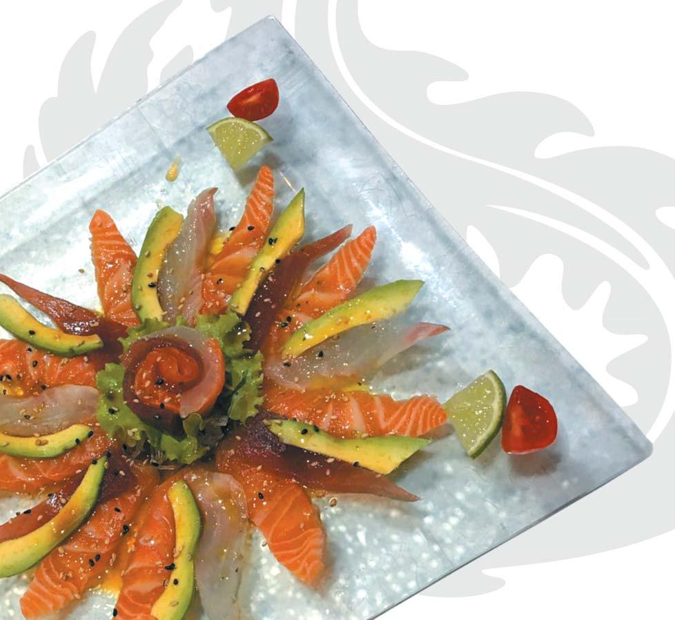 salmone (4 pz) Sashimi tonno (2 pz) Sashimi pesce