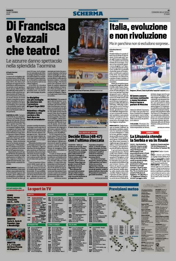 Pagina 41 Corriere dello (ed. Roma) Italia, evoluzione e non rivoluzione Ma in panchina non si escludono sorprese.