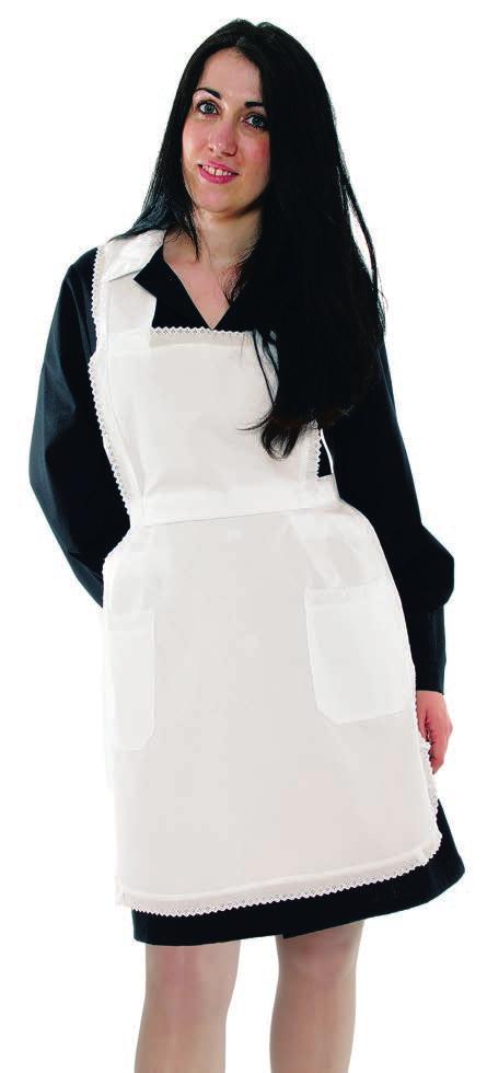 pol/cot - bianco Waist apron