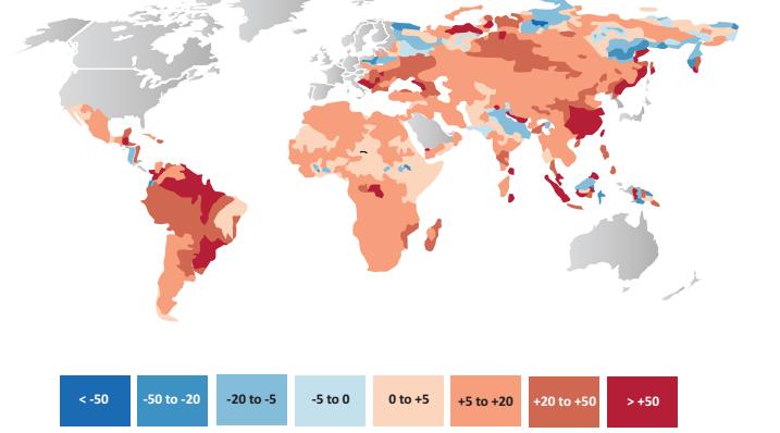 L impatto del cambiamento climatico