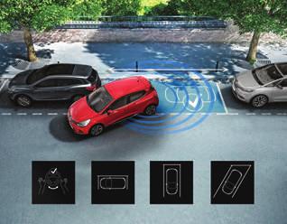 Easy Park Assist Renault R-LINK EVOLUTION con sistema di navigazione Sedili in similpelle/velluto Noir e Blanc