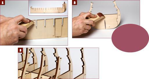 guida al montaggio I pezzi allegati I componenti allegati a questo fascicolo fanno parte del primo ponte, un elemento strutturale fondamentale dello scafo della Victory.