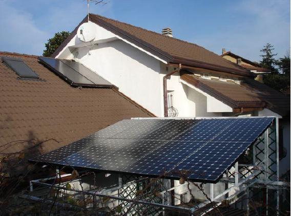 EFFICIENZA ENERGETICA Impianto fotovoltaico Quando installare il fotovoltaico: Esposizione tetto Sud Ovest - Est Minima superficie = 30 m² COSTI MEDI al mq.