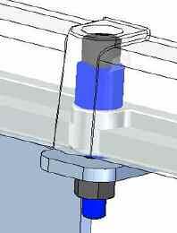 18 Fissare la centralina Plug&Drive all apposita staffa, utilizzando due colonnine M5 (altezza=8 mm,altezza totale=33