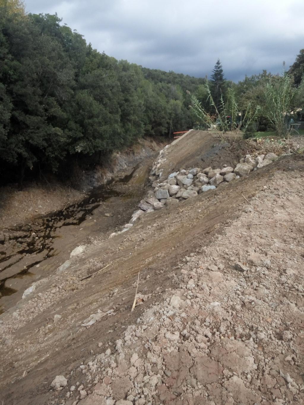 Sistemazione sponde tra ponte Cheddite e località Chiocciolina