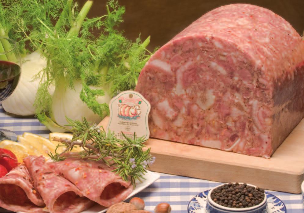 Coppa di testa Coppa di testa Conservare in frigo a 0 /+4 C Descrizione: prodotta con carni provenienti dalle guance, dalle cartilagini morbide e dai muscoli cervicali del suino.