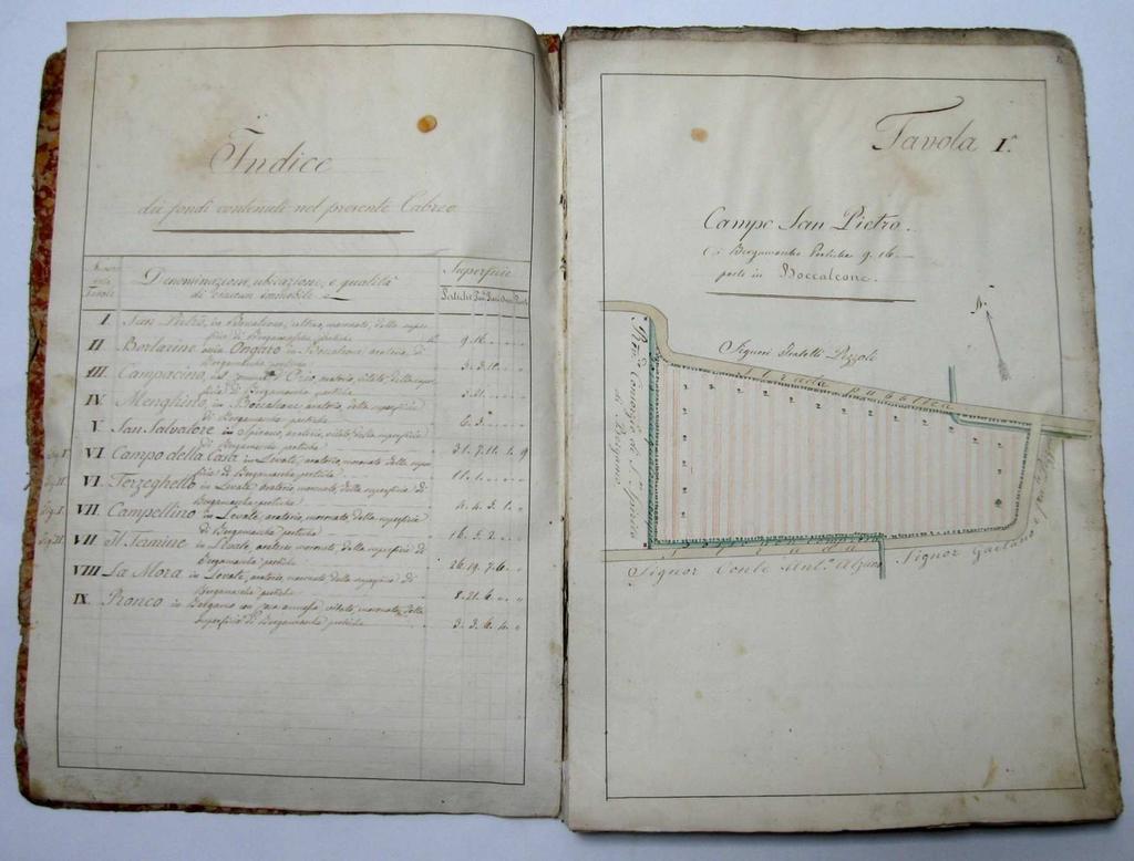 Cabreo,, 1706 (inventario con