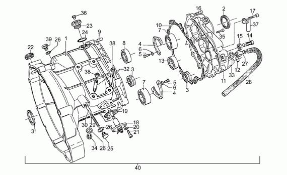 Scatola cambio 40a 40 Cambio