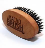 Il legno proviene da piantagioni di mango tropicale control MEDIUM BRUSH SPAZZOLA DA BARBA La medium Brush di Macho è dotata di manico per un