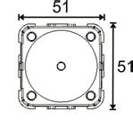 ABB-free@home Dati tecnici 5.3 Dimensioni Nota Tutte le misure sono in mm. Tutti i tipi di apparecchi riportati in questo manuale presentano le stesse dimensioni. 71 13,1 31,5 71 Fig.