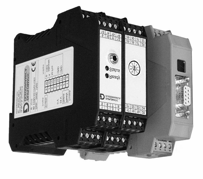 89 460/115 ID EWM-SS-DAD CONTROllO DI SINCRONIZZAZIONE PER SISTEMI DA 2 A 9 ASSI CON INTERFACCIA DI COMUNICAZIONE PROFIBUS / CANBUS SERIE 11 PRINCIPIO DI FUNZIONAMENTO MONTAGGIO SU GUIDA TIPO: DIN EN