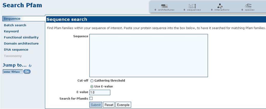 ABOUT : alcune informazioni sulla costruzione del database e link dei mirror site.