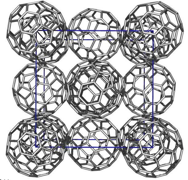 Esercizio 8 9 Il C 60 (fullerene) in forma cristallina presenta un reticolo cubico compatto (cubico a facce-centrate).