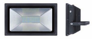 80 Proiettore SMD 100W 100W = 400W >120 LEd Smd Colore Luce 499046516 Nero Calda 3200 K 499046517 Nero Fredda 6000 K IP65 100 1000h Dimensioni (LxWxH): 349 x 239 x 58 mm Peso: 2,35 Kg APPLICAZIONI: