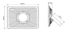 uso Alimentatore Alluminio 1 EPISTAR 80 580 73 lm/w 4500 / 5570 >70 140 220-240VCA 50Hz NO IP65-25 C / 45 C Integrato Illumination Cone Curve Light Distribution Curve Illuminance-Distance Curve 1.0 2.0 3.