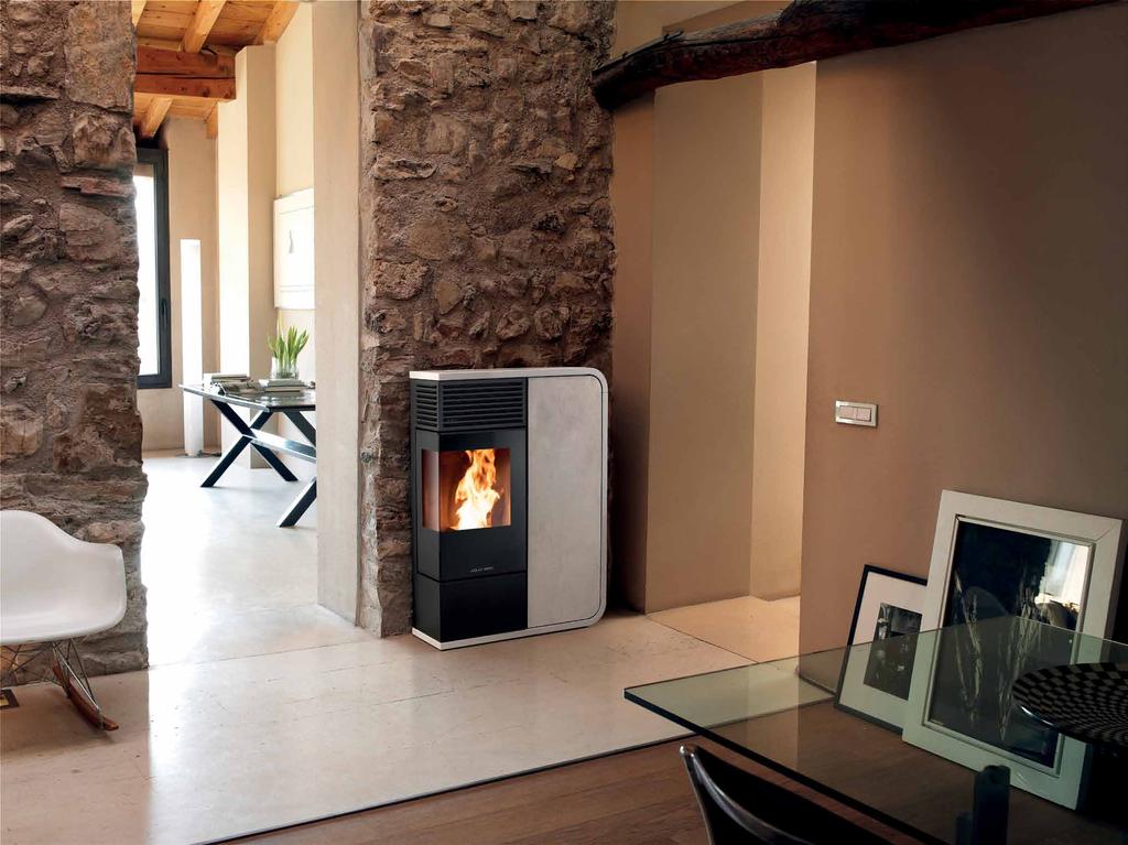 3 modelli: I-DEA IDRO pellet 9 kw 17 kw Le termostufe a pellet I-Dea Idro sono