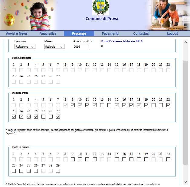 PORTALE GENITORI Per il genitore sarà possibile compiere le medesime operazioni sopradescritte accedendo tramite qualsiasi computer connesso ad internet, al Portale Genitori, accessibile all