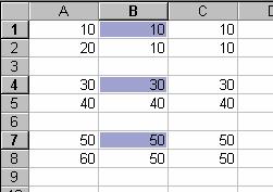 I riferimenti assoluti Non comportano nessun adeguamento durante la copia della formula Rif.