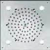 894,000 0421183 Soffione Cube-Light 260 x 260 mm con 4 luci LED e trasformatore a