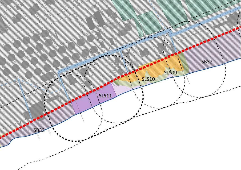 Area concedibile SLS11 DATI GENERALI DELL INTERVENTO Ubicazione Tipologie delle opere previste Attuale stato di fatto dell area Superficie dell area concedibile Carico teorico massimo sostenibile