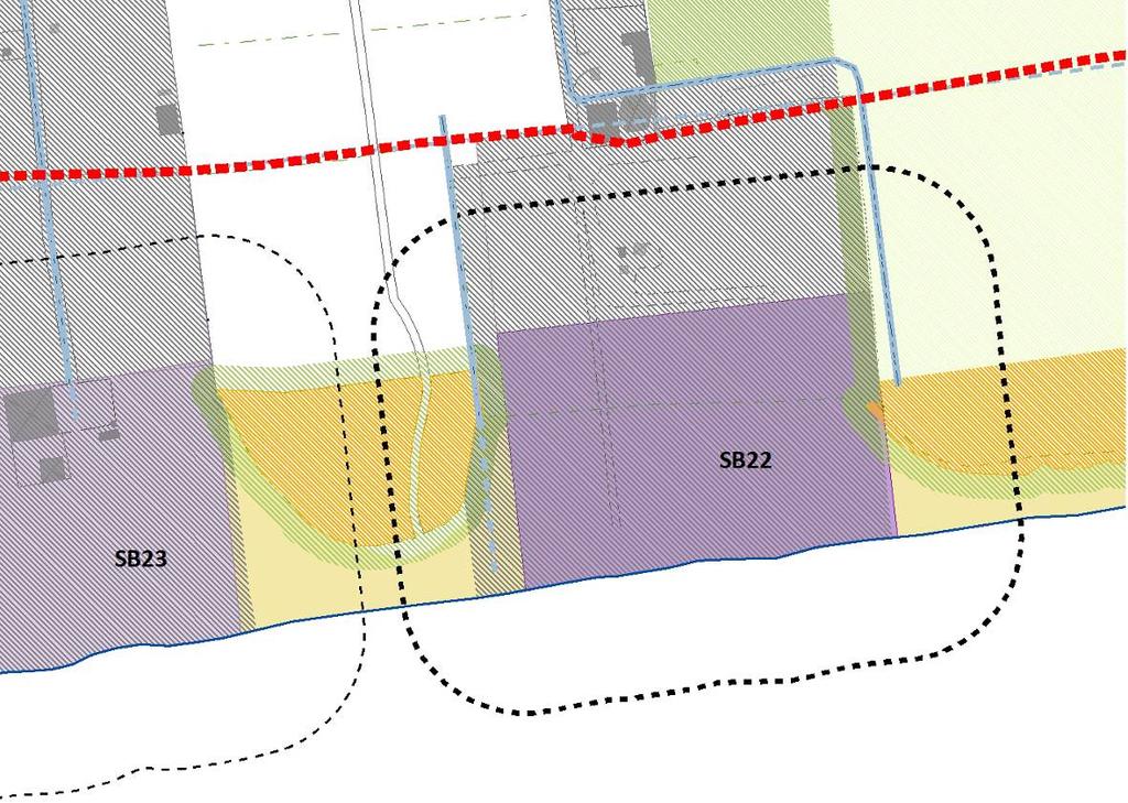 Area concedibile SB22 DATI GENERALI DELL INTERVENTO Ubicazione Tipologie delle opere previste Attuale stato di fatto dell area Superficie dell area concedibile Carico teorico massimo sostenibile