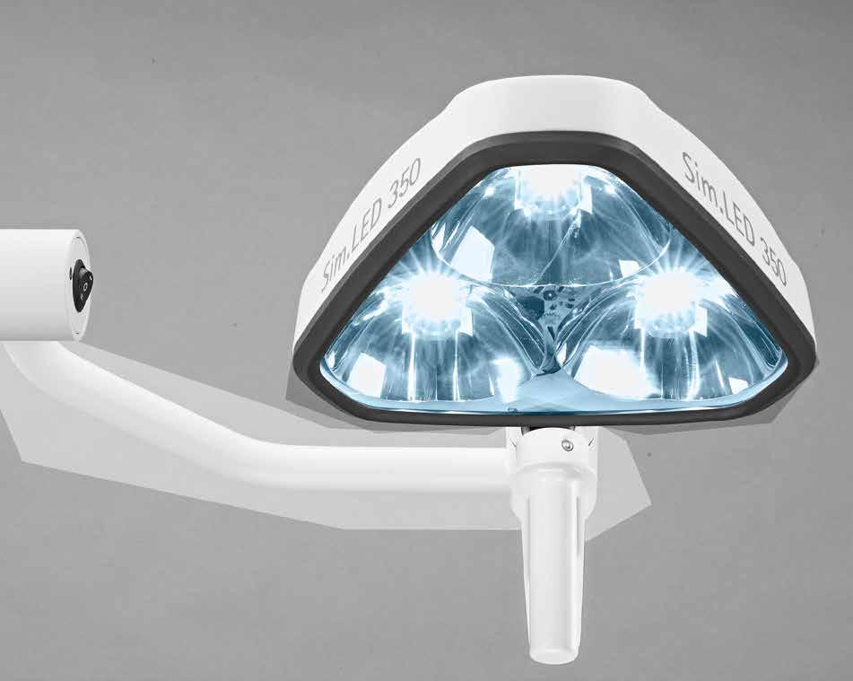 POD: tre efficienti LED di nuovissima generazione al centro di un riflettore in alluminio ad alta riflettenza