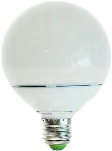 LAMPADA A LED BULB - di diffusione molto ampio, ideale per luce d'ambiente - Finitura colore bianco con cupola opale - Corpo in alluminio con cupola in policarbonato - deale per impieghi