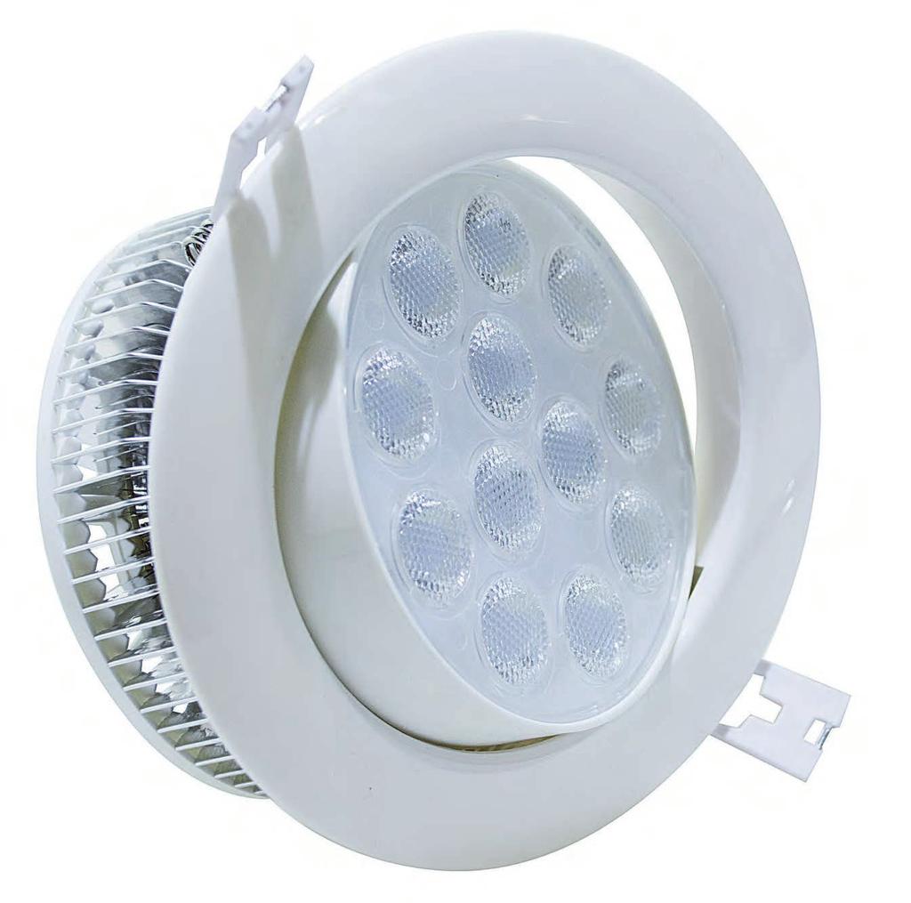 LED: SMD ad alta efficienza Corpo: Policarbonato ed alluminio.
