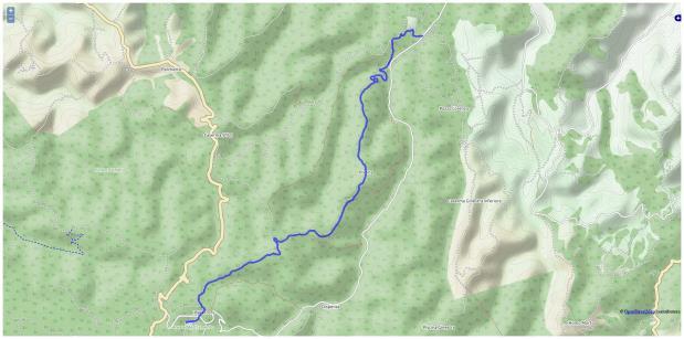 Terza salita: Baracconi Laghetti d Umbra percorsi: solo MARATHON lunghezza: 10,3 km dislivello: 770 metri scollinamento: 821 m. s.l.m. pendenza media: 10 % pendenza massima: 20,5 % descrizione: Disputata solo dal percorso EPIC MARATHON, è l asperità regina, la più sacra, magica, surreale.