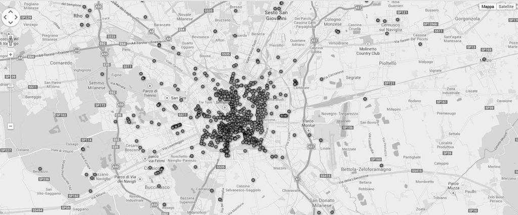 MAPPA A2 - GEOLOCALIZZAZIONE DITTE TITOLARI ED