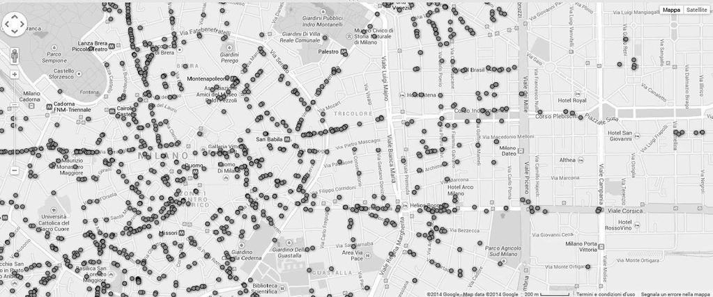 MAPPA B7 - GEOLOCALIZZAZIONE DITTE