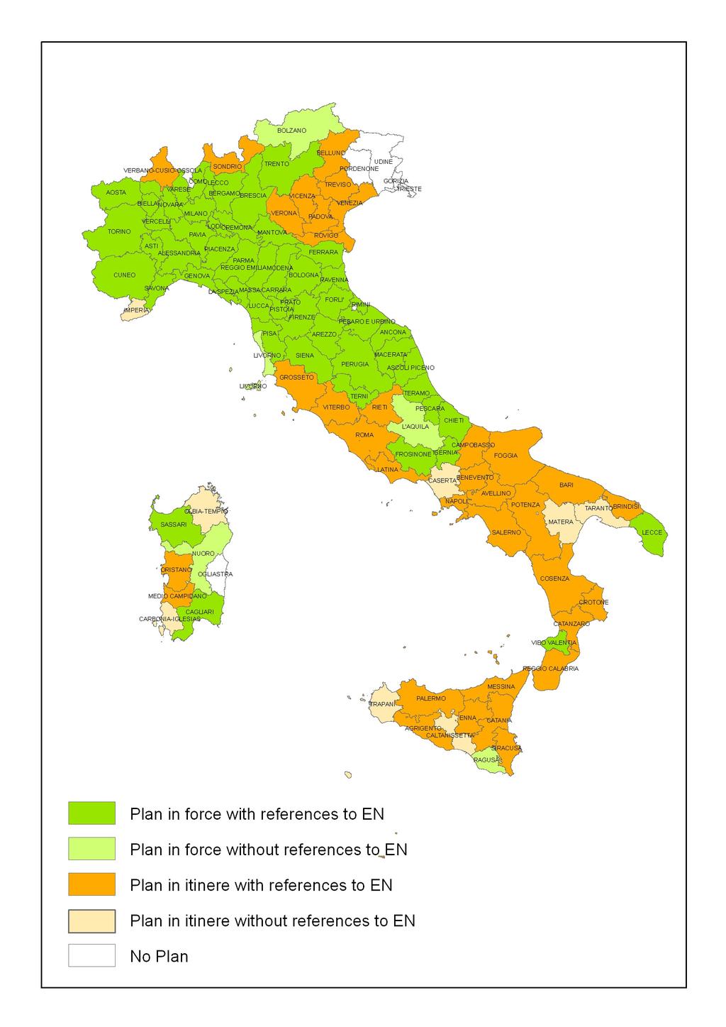 First Italian national census concerning integration of ecological network concept into territorial planning D Ambrogi S., Guccione M., Gori M., Nazzini L.