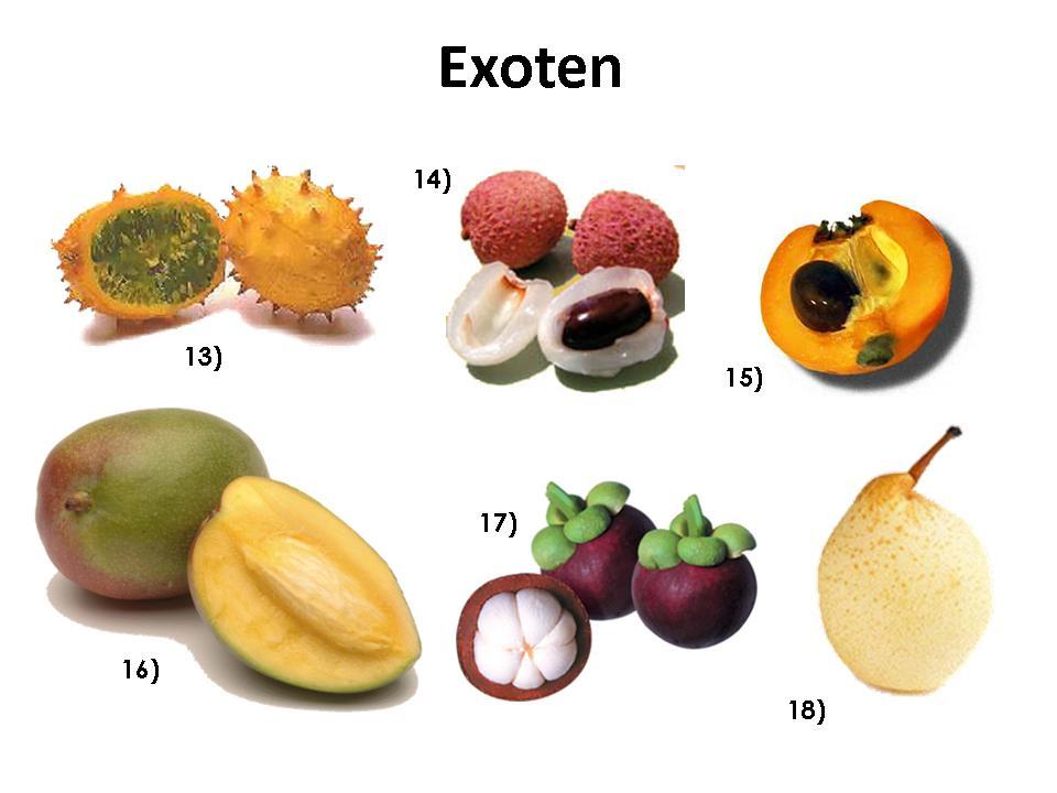 Frutta esotica