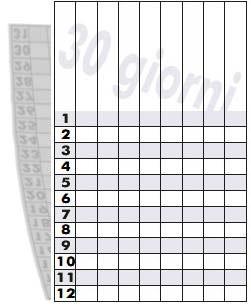 Preparare il calendario Stampa la pagina senza selezionare "Riduci alle dimensioni del foglio" e "Adatta alle dimensioni del