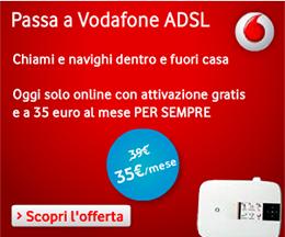 VODAFONE casehistory Cliente: Cliente:Vodafone. Campagne banner remunerate a CPM e CPC. Obiettivo: attivazione nuovi clienti.