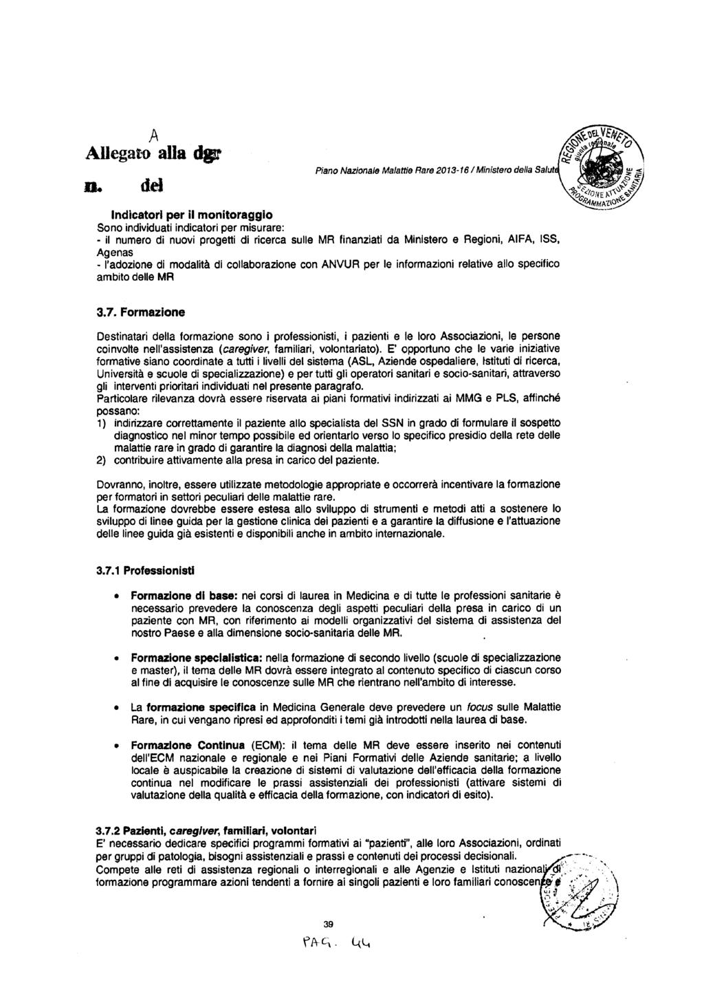 178 Bollettino Ufficiale della Regione del Veneto n. 56 del 5 giugno 2015 A Allegat-o alla cip n.