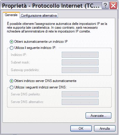 Indirizzamento dei PC in rete Assegnamento Dinamico L assegnamento de indirizzo IP avviene in modo automatico grazie ad un servizio chiamato DHCP che è erogato da un server/dispositivo presente nea