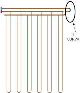 Il collegamento idraulico prevede quindi che su di un lato del collettore venga installato una connessione ad U che collega il tubo di by pass con l ingresso