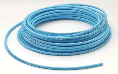 PA 12 AUTOESTINGUENTE Tubo lineare flessibile Self-extinguishing Linear flexible hose Poliaide 12 rigida di origine chimica, autoestinguente UL94 V2, esente da alogeni.