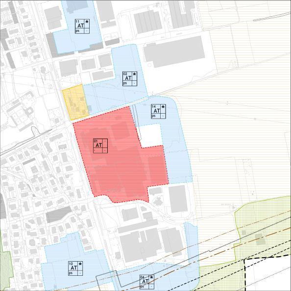 dall Ambito di Trasformazione ATps14 riperimetrandolo in difetto e contestualmente inserendo un nuovo ambito produttivo a densità