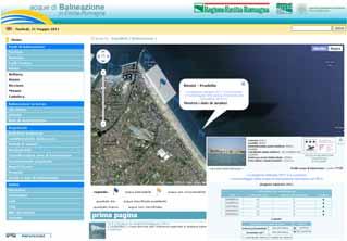 Attraverso la mappa è possibile visualizzare con immediatezza tutte le località della costa, per ognuna delle quali sono disponibili: - la classificazione delle acque (eccellente, buona, sufficiente,