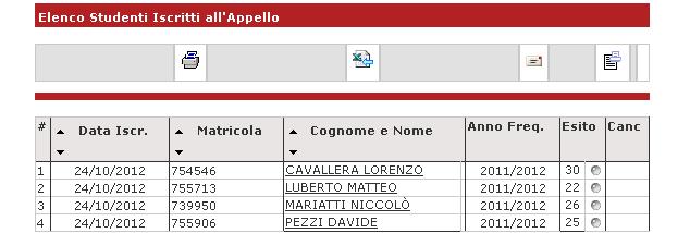 Cliccando sull icona, sotto la colonna Elimina, si procederà alla cancellazione del lotto generato e, una volta eliminato, questo non comparirà più nella schermata corrente.