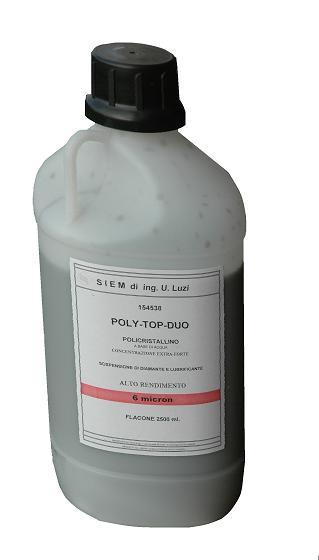 SOSPENSIONE POLICRISTALLINO 154420 POLITEC SOSP Grana 1/10 in Flacone da 500 ml 154421 POLITEC SOSP Grana 1/4 in Flacone da 500 ml 154422 POLITEC SOSP Grana 1 in Flacone da 500 ml 154423 POLITEC SOSP