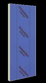 I prodotti STIFERITE: SISTEMI Soluzioni ventilate Isoventilato STIFERITE Isoventilato: schiuma polyiso rivestita sulla faccia inferiore con fibra minerale saturata e su quella superiore con