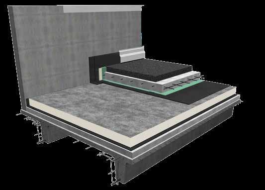 Le applicazioni STIFERITE: COPERTURE PIANE Carrabile 7 6. piano di posa. barriera/schermo al vapore con risalite verticali. STIFERITE Class B. membrana bituminosa con risalite verticali.