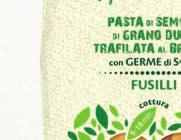 Italian organic durum wheat semolina,